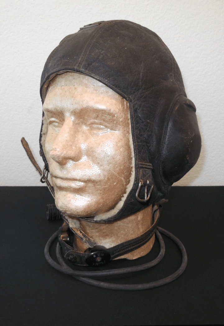WW2 German Luftwaffe LKpW101 Fliegerkopfhaube - WINTER FLIGHT HELMET - NICE! - Image 4