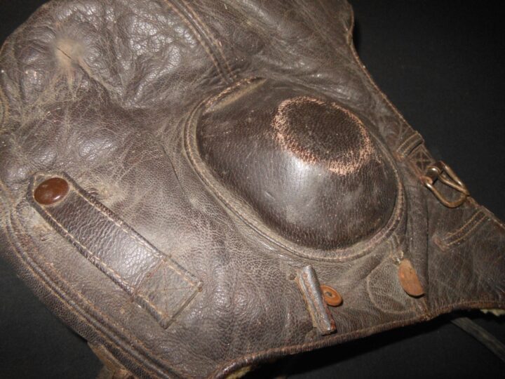 WW2 German Luftwaffe LKpW101 Fliegerkopfhaube - WINTER FLIGHT HELMET - NICE! - Image 6