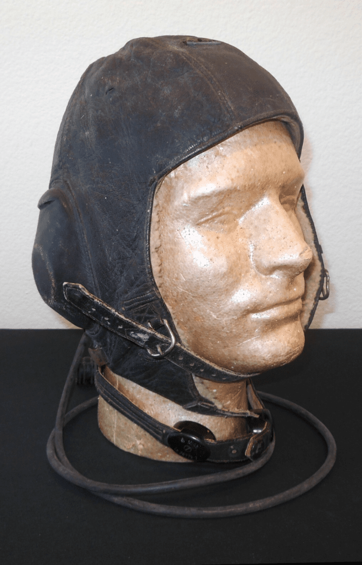 WW2 German Luftwaffe LKpW101 Fliegerkopfhaube - WINTER FLIGHT HELMET - NICE!