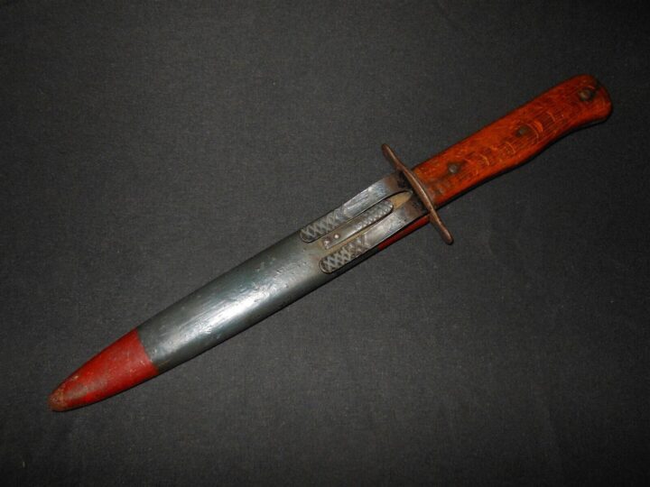 WW2 German Luftwaffe Nahkampfmesser - COMBAT TRENCH KNIFE / DAGGER - "5" - NICE! - Image 4