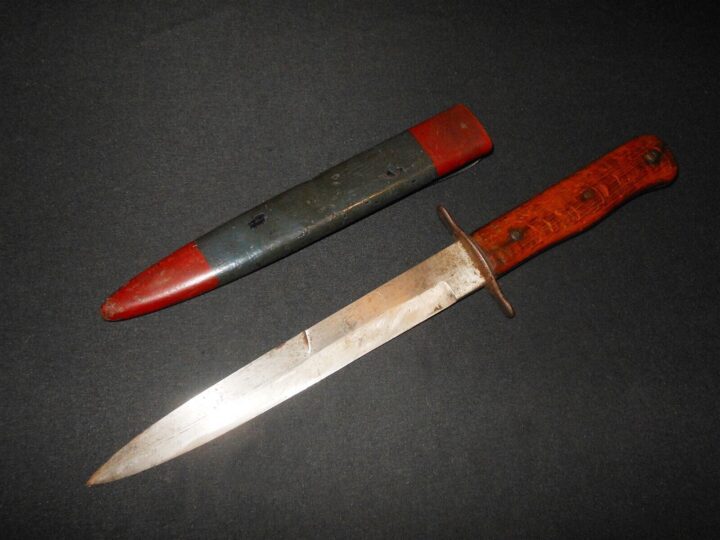 WW2 German Luftwaffe Nahkampfmesser - COMBAT TRENCH KNIFE / DAGGER - "5" - NICE!