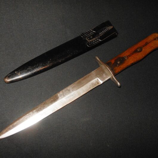WW2 German Luftwaffe Nahkampfmesser - COMBAT TRENCH KNIFE / DAGGER - "6" - NICE!