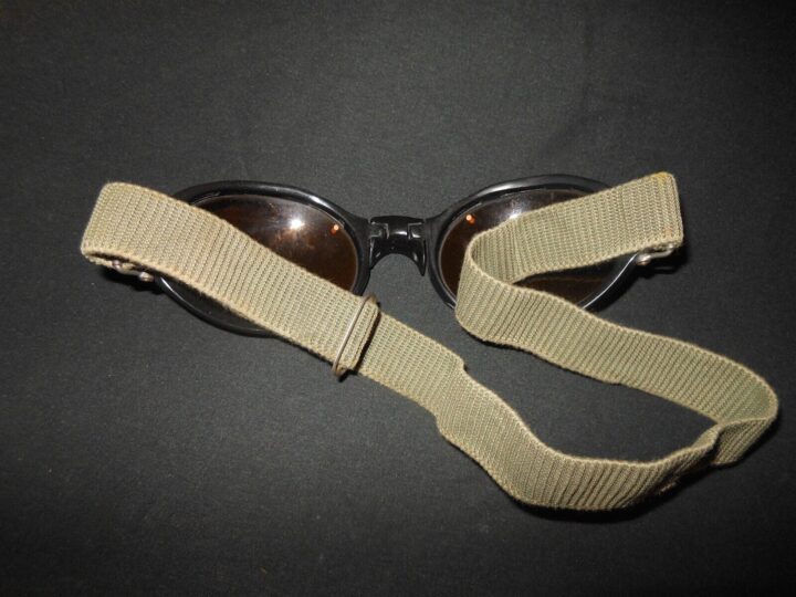 WW2 German Luftwaffe Nitsche u. Gunther - SPLINTER-PROOF PILOT GOGGLES - NICE! - Image 5