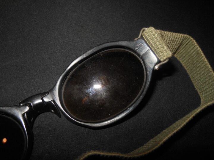 WW2 German Luftwaffe Nitsche u. Gunther - SPLINTER-PROOF PILOT GOGGLES - NICE! - Image 10