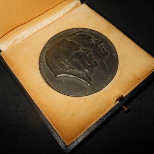 WW2 German Reichssportfeld Medal – BERLIN 1934 GROUNDBREAKING – BOXED!