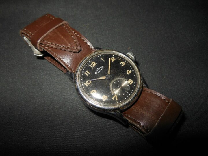 WW2 German Wehrmacht Dienstuhr - PERSONAL SERVICE WATCH - GUSTONIA - PUBLISHED! - Image 3