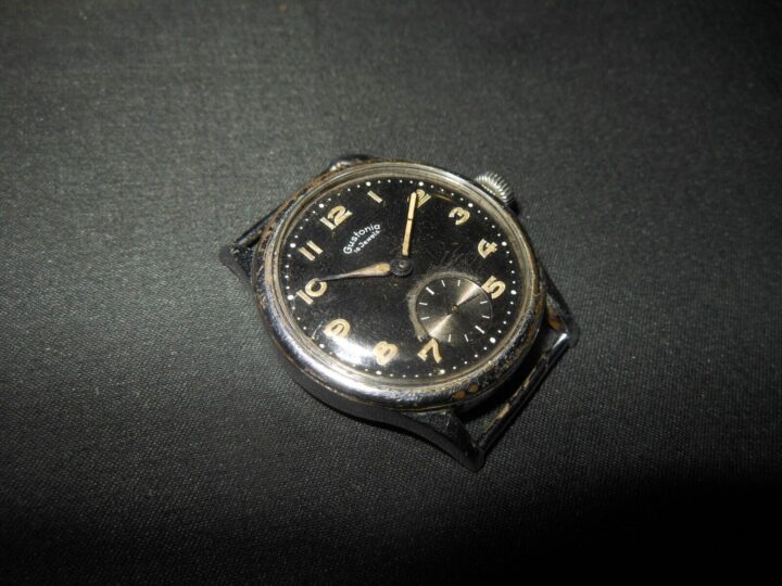 WW2 German Wehrmacht Dienstuhr - PERSONAL SERVICE WATCH - GUSTONIA - PUBLISHED! - Image 5