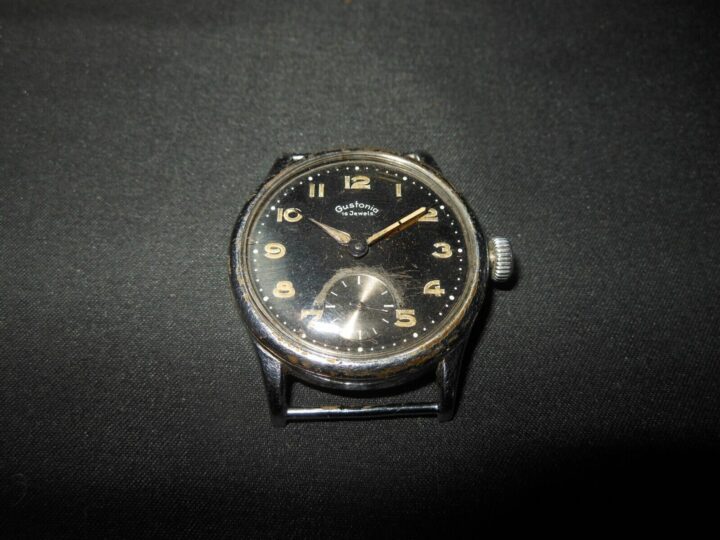 WW2 German Wehrmacht Dienstuhr - PERSONAL SERVICE WATCH - GUSTONIA - PUBLISHED! - Image 6