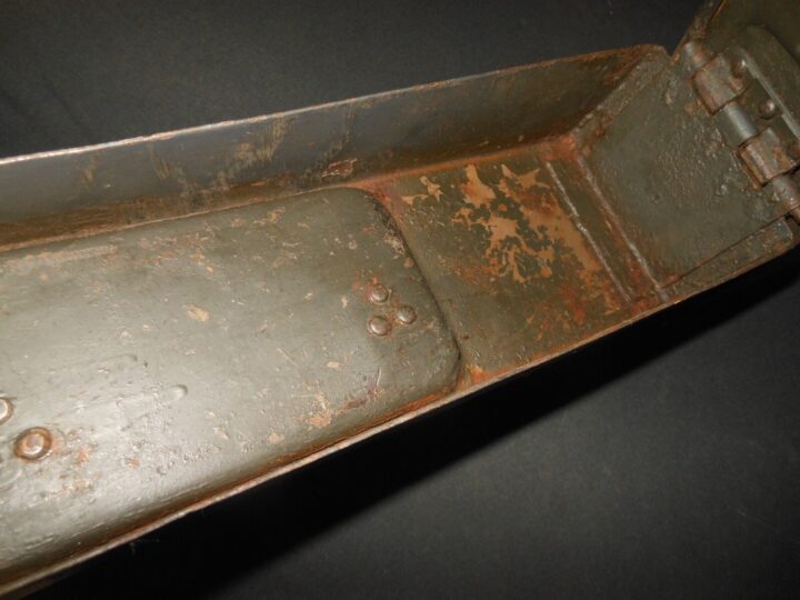 WW2 German Wehrmacht Patronenkasten 34 - STEEL STORAGE BOX / CAN - NICE! - Image 10