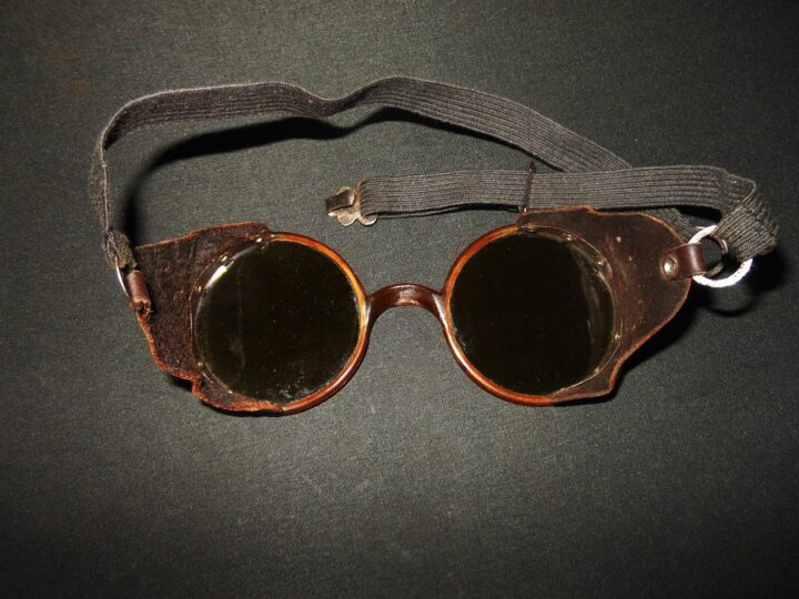 WW2 German Wehrmacht Schutzbrille - MG34/42 GUNNER SUNGLASSES / GOGGLES - RARE! - Image 6