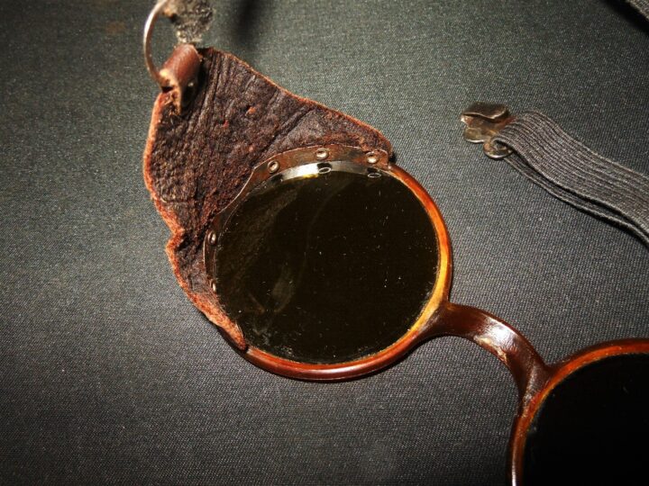 WW2 German Wehrmacht Schutzbrille - MG34/42 GUNNER SUNGLASSES / GOGGLES - RARE! - Image 8