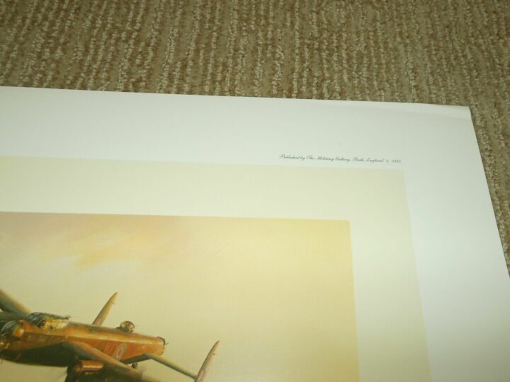 WW2 RAF Avro Lancaster - " BOMBER FORCE " - NICOLAS TRUDGIAN - PRINT - NICE! - Image 4