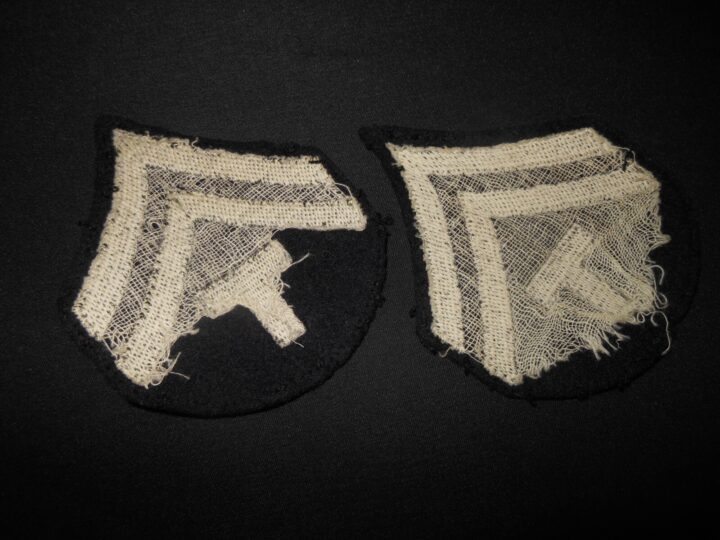 WW2 US Army Air Force - T/5 TEC 5 TECHNICAL RANK SLEEVE CHEVRONS - VERY NICE! - Image 3
