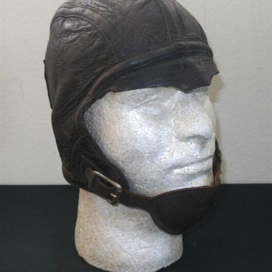 WW2 US Navy / Marines Aircraft - TYPE NAF 1092 LEATHER FLIGHT HELMET - NICE!