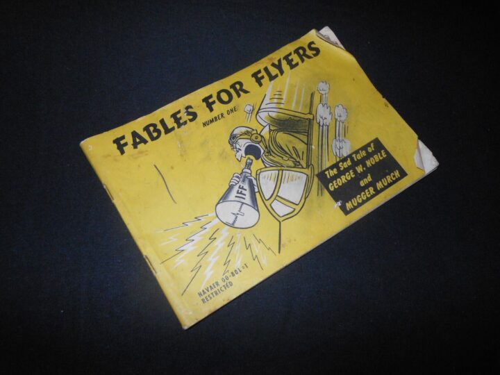 WW2 US Navy Training Handbook - FABLES FOR FLYERS - PBY Gunner Veteran Estate