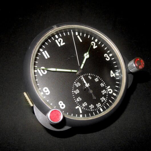 Cold War USSR / Soviet Air Force - АЧС-1М AIRCRAFT COCKPIT CLOCK - MIG / SUKHOI