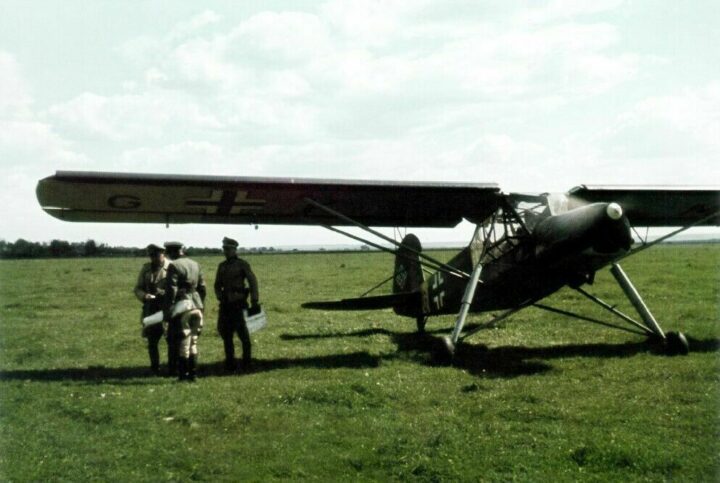 WW II German Aircraft Bauplan - FACTORY BLUEPRINT - Fi-156 "Storch" - VERY RARE! - Image 5