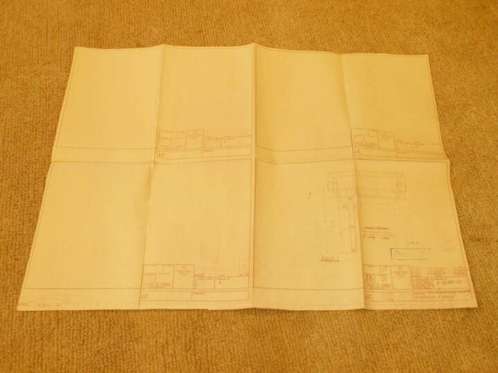 WW II German Aircraft Bauplan - FACTORY BLUEPRINT - Fi-156 "Storch" - VERY RARE!