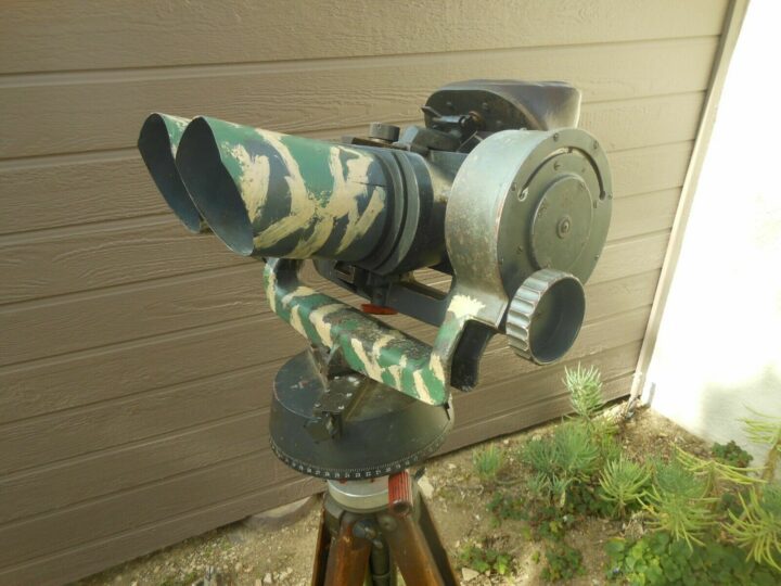 WW II German D.F. 10x80 Flak Fernrohr - AIRCRAFT SPOTTING BINOCULAR - NORMANDY! - Image 3