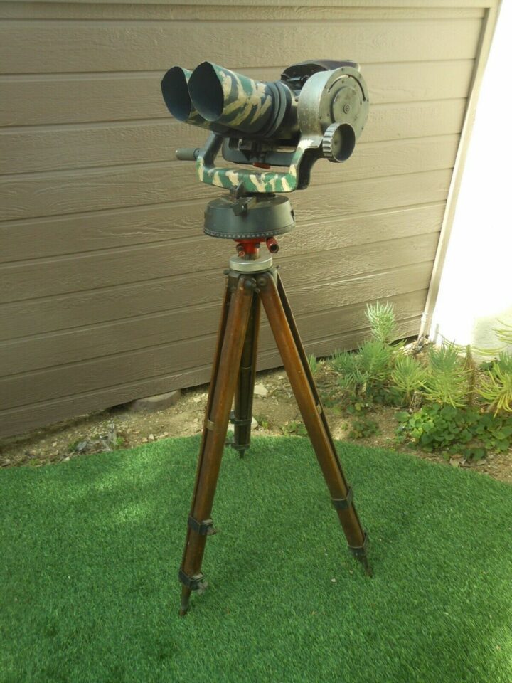 WW II German D.F. 10x80 Flak Fernrohr - AIRCRAFT SPOTTING BINOCULAR - NORMANDY!