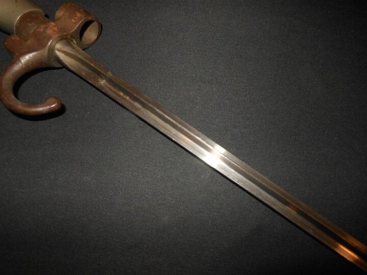 WW1 French Armée Army - M1886/93/16 LEBEL SPIKE BAYONET & SCABBARD - VERY NICE! - Image 13