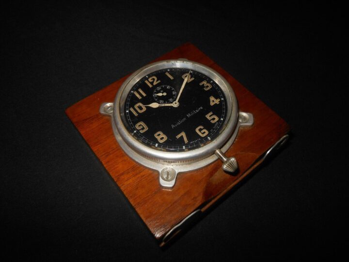 WW1 French Armée de l'Air - AIRCRAFT COCKPIT CLOCK - Nieuport Caudron SPAD RARE - Image 5