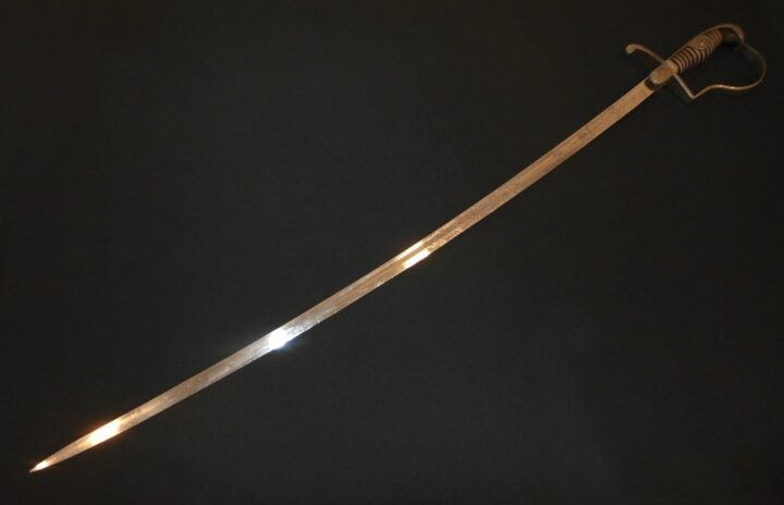 WW1 Prussian - CAVALRY OFFICER SWORD - TRIPLE ETCHED BLADE - UNIT ID - RARE! - Image 3