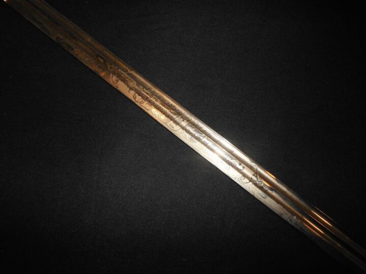 WW1 Royal Bavarian - PLAIN HILT INFANTRY SWORD - DOUBLE ETCHED BLADE - V. RARE! - Image 13