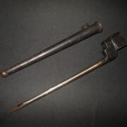 WW2 British Army - No.4 Mk.2 LEE ENFIELD RIFLE BAYONET & SCABBARD - VERY NICE!