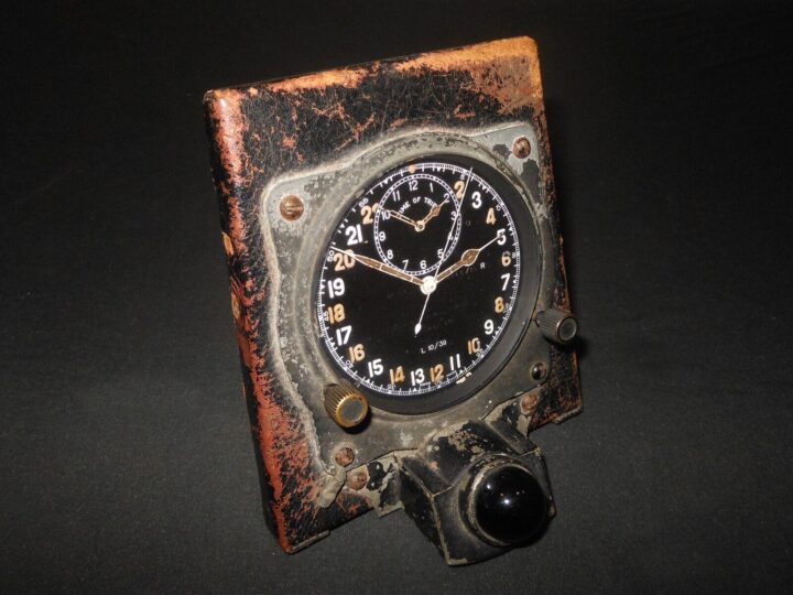 WW2 British RAF Aircraft 6A/839 - MK. IIIB COCKPIT CLOCK - EARLY SPITFIRE - RARE