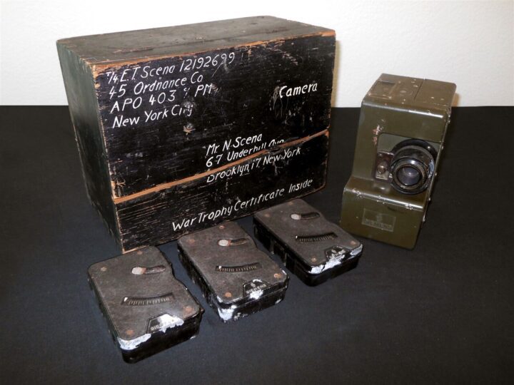 WW2 German Luftwaffe 16mm Flakaufnahmekammer - FLAK & GUN CAMERA SET - NICE!