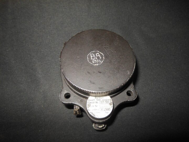 WW2 German Luftwaffe Borduhr - JUNGHANS COCKPIT CLOCK - 3rd MODEL - Ju88 - RARE! - Image 8