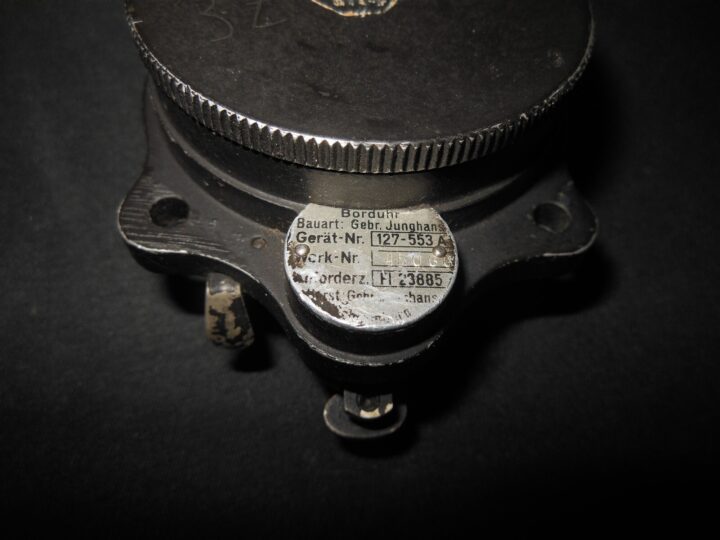 WW2 German Luftwaffe Borduhr - JUNGHANS COCKPIT CLOCK - 3rd MODEL - Ju88 - RARE! - Image 9