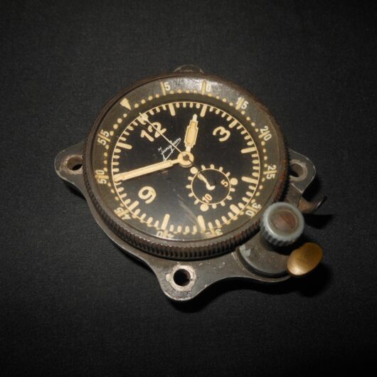 WW2 German Luftwaffe Borduhr - JUNGHANS COCKPIT CLOCK - 4th MODEL - VERY NICE!