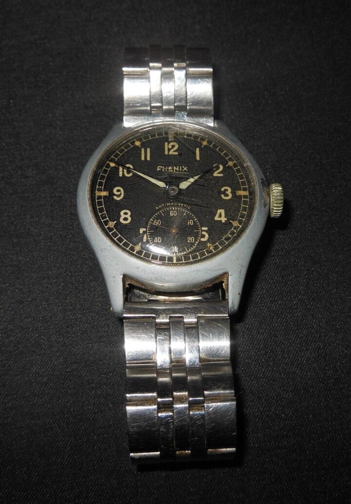 WW2 German Luftwaffe Dienstuhr - PERSONAL SERVICE WATCH - PHENIX - VERY NICE! - Image 4