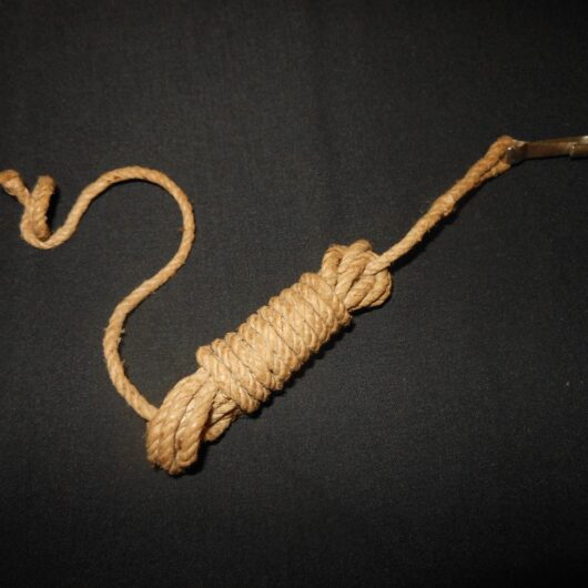 WW2 German Luftwaffe - FLARE GUN & SURVIVAL KNIFE LANYARD #1 - CHANNEL PANTS