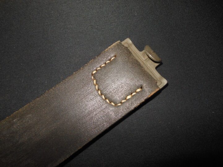 WW2 German Waffen SS - 401/43 EM/NCO LEATHER BELT - MID WAR - VERY RARE! - Image 2