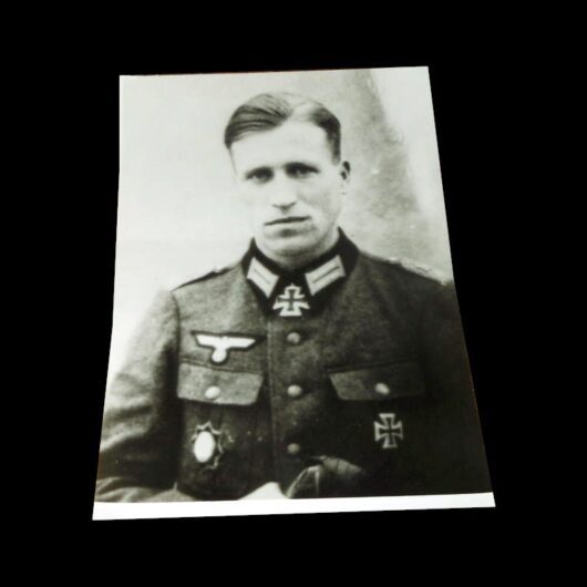 WW2 German Wehrmacht Autograph – MAJOR ARNULF VON GARN – Postwar Signed