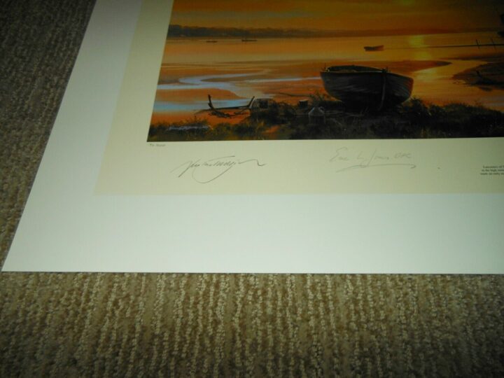 WW2 RAF Avro Lancaster - " HOME AT DAWN " - Nicolas Trudgian - PRINT - NICE! - Image 4