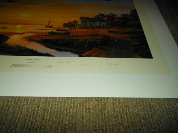 WW2 RAF Avro Lancaster - " HOME AT DAWN " - Nicolas Trudgian - PRINT - NICE! - Image 6