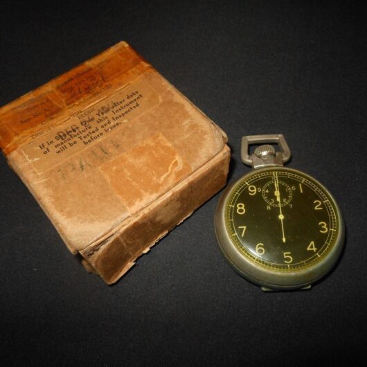 WW2 US Army Aircraft - ELGIN TYPE A-8 "JITTERBUG" NAVIGATION STOPWATCH - NICE!