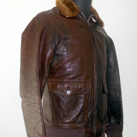 WW2 US NAVY & MARINE CORPS - G-1 / M-422A  LEATHER PILOT FLIGHT JACKET - NICE!