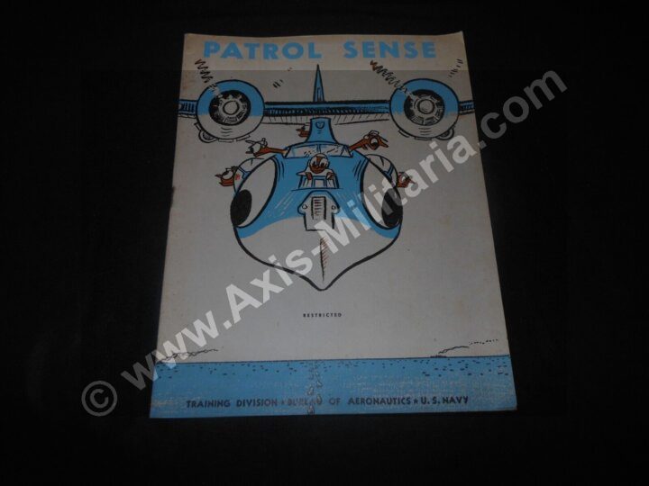 WW2 US Navy Training Handbook - PATROL SENSE - PBY Gunner Veteran Estate - Image 3