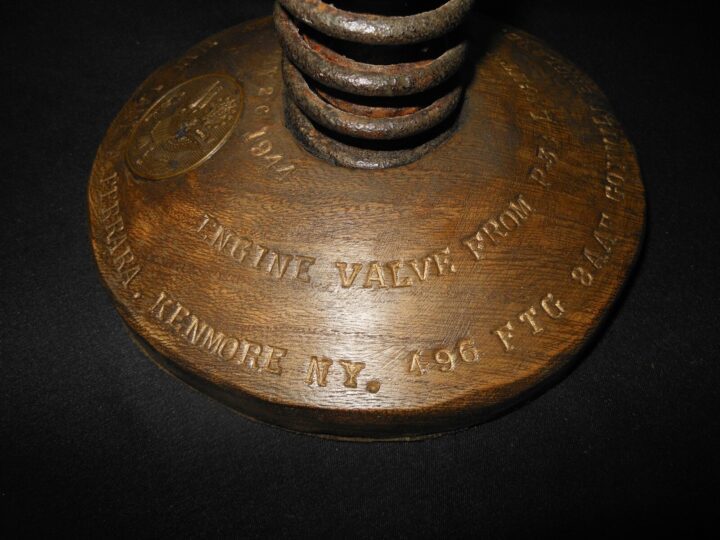WW2 USAAF Aircraft - AIRCRAFT ENGINE VALVE - P-38 LIGHTNING - w/ HISTORY! - Image 4
