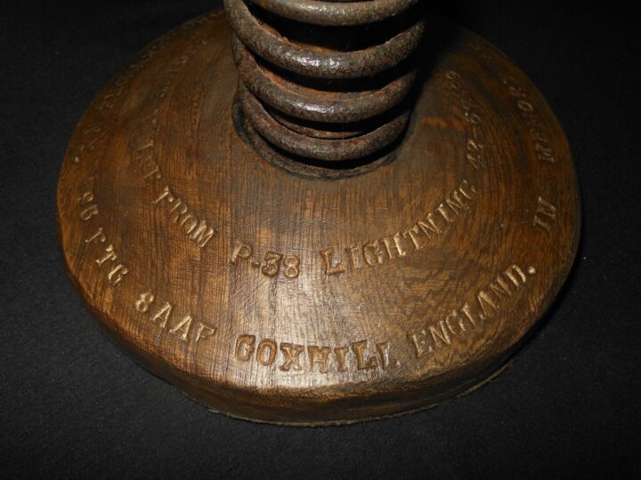 WW2 USAAF Aircraft - AIRCRAFT ENGINE VALVE - P-38 LIGHTNING - w/ HISTORY! - Image 5