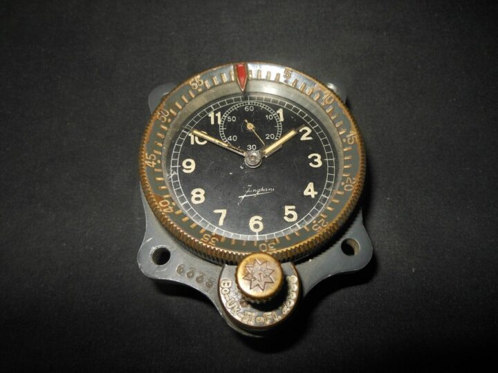 WW II German Aircraft Borduhr - JUNGHANS COCKPIT CLOCK - 1st MODEL - PUBLISHED! - Image 3