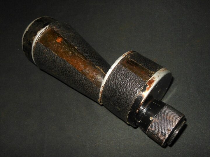 WW II German Navy - 7x50 LEITZ FLAK BINOCULAR PARTS - COASTAL ARTILLERY - RARE!