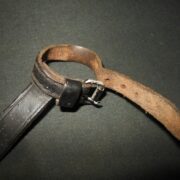 WW2 German WH HEER LW NSDAP - M31 LEATHER CANTEEN STRAPS -  GNL 1 40 - COMPLETE! - Image 7