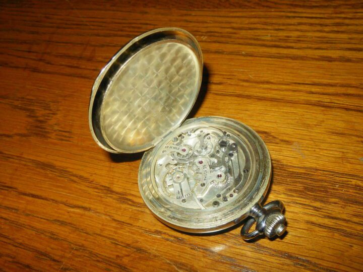 WW II Imperial Japanese Navy - SEIKOSHA TORPEDO TIMER POCKET WATCH - VERY NICE! - Image 7