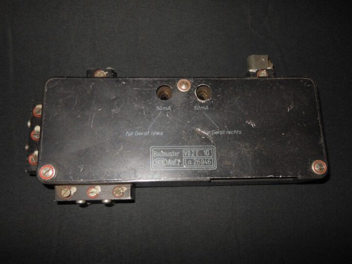 WW1 German Luftwaffe VD2E.10 - FuG10 CONNECTION BOX - Me110 Ju87 Ju88 - RARE! - Image 3